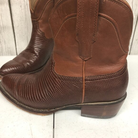 Tecovas Brown Lizard Boots - Picture 3 of 8